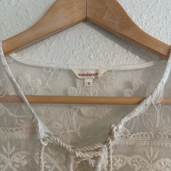 Sundance Sheer Floral Lace Blouse - Picture 5 of 9